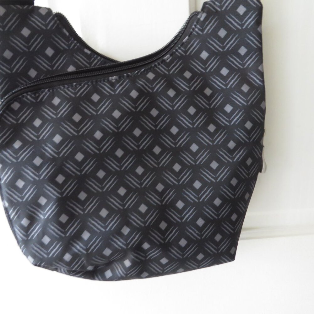 Baggallini Black and Gray Crossbody Bag - Picture 2 of 10